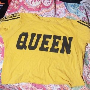 Yellow "QUEEN" Shirt